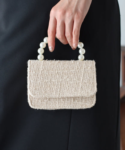 Pearl Handle 2-Way Mini Bag