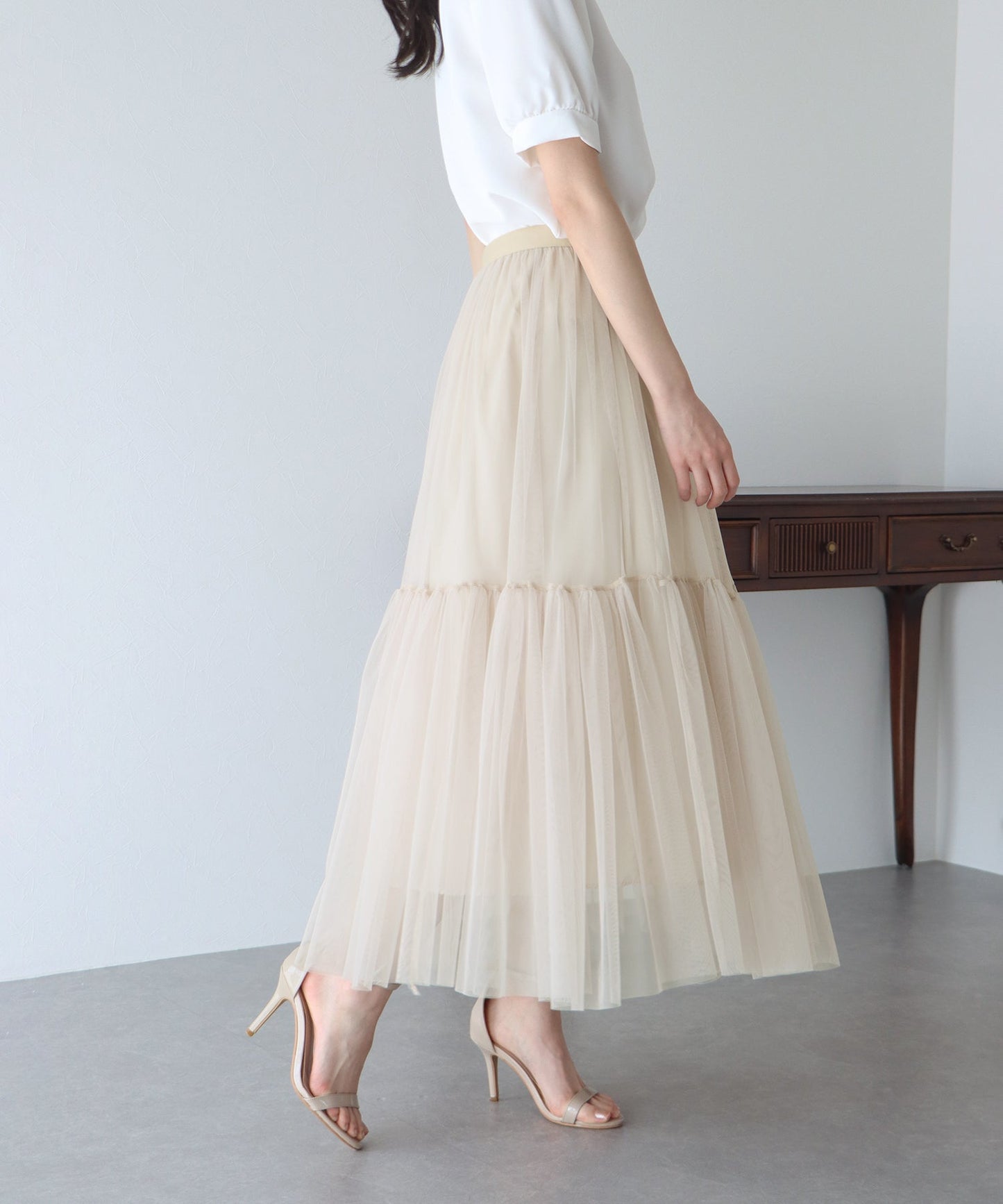 Tulle Tiered Skirt