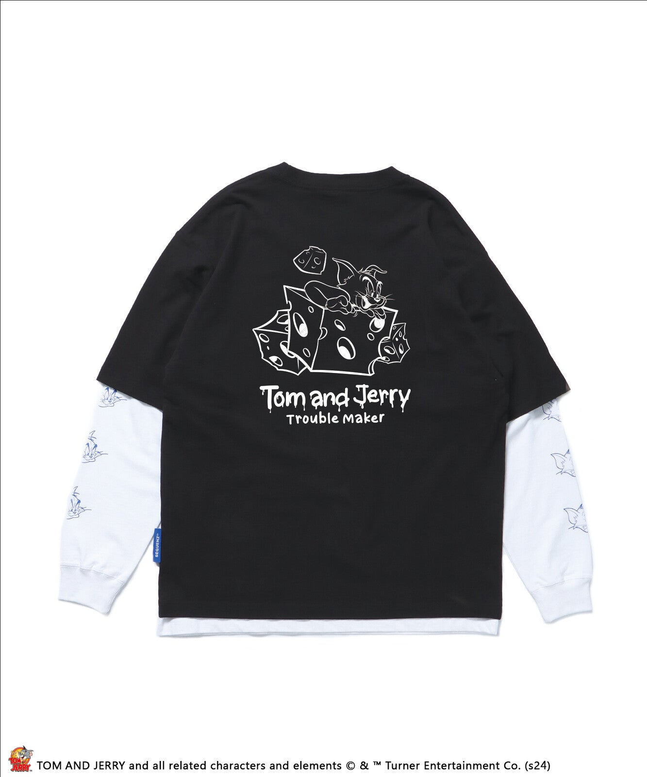 TOM&JERRY CHEESE TEE LAYERED