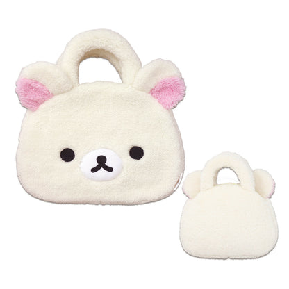 Rilakkuma Fluffy Tote Bag & Pouch Set