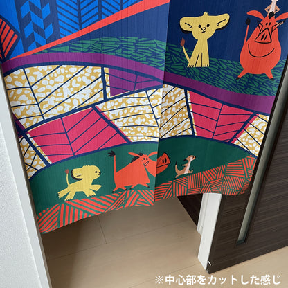  Disney Characters Door Curtain Made in Japan 