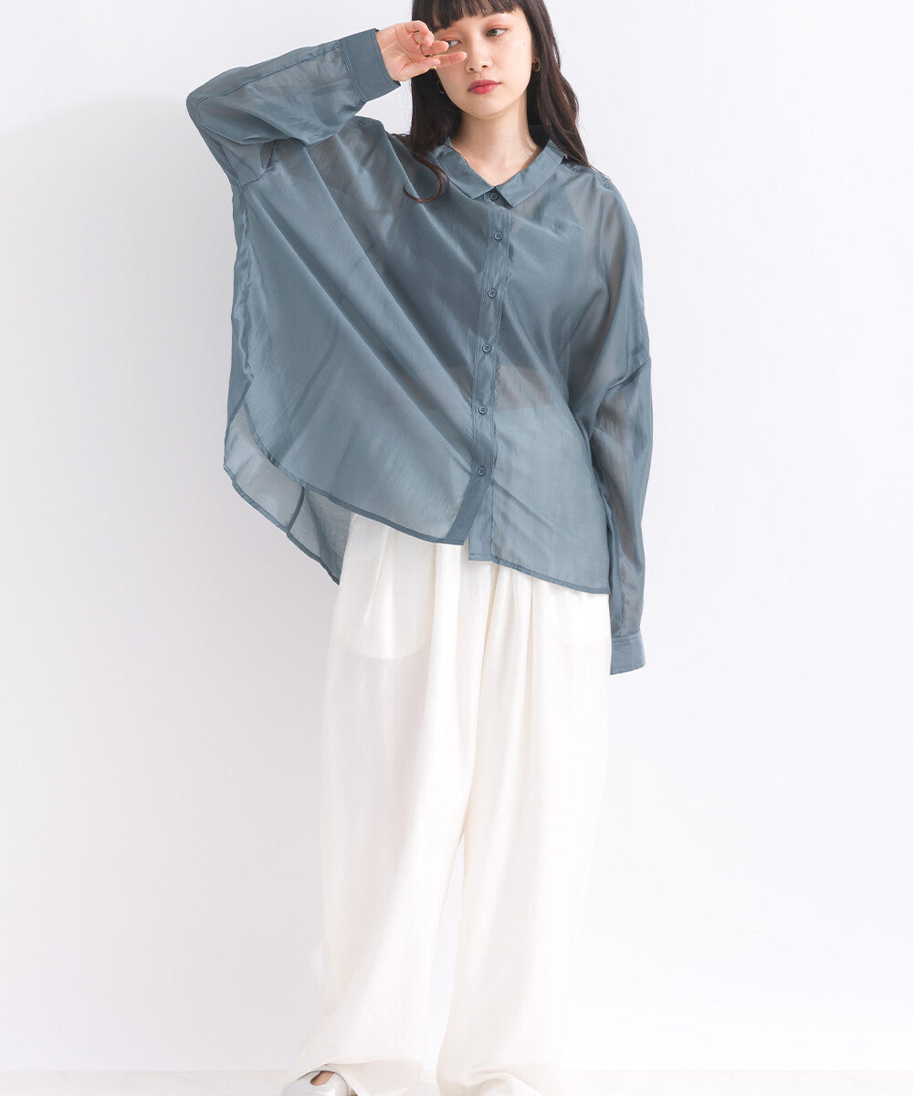 Sheer Lyocell Shirt