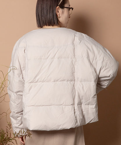 Stretch Yoke Switching Pure Down Jacket