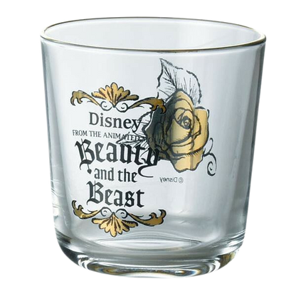 Disney Beauty and the Beast Tableware Collection Glass 4-Piece Set