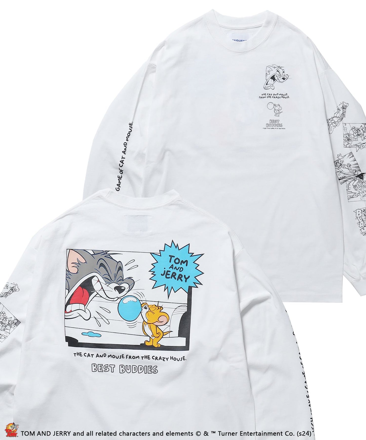 SEQUENZ meets TOM&JERRY TJ COMIC S TEE