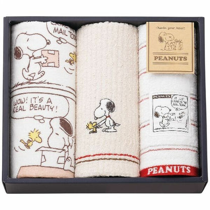 Snoopy Towel Set Made in Japan