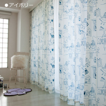  Alice in Wonderland Insulated Curtains 2-Pack Made in Japan 