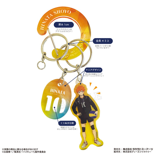 Haikyuu!! Carabiner Keychain