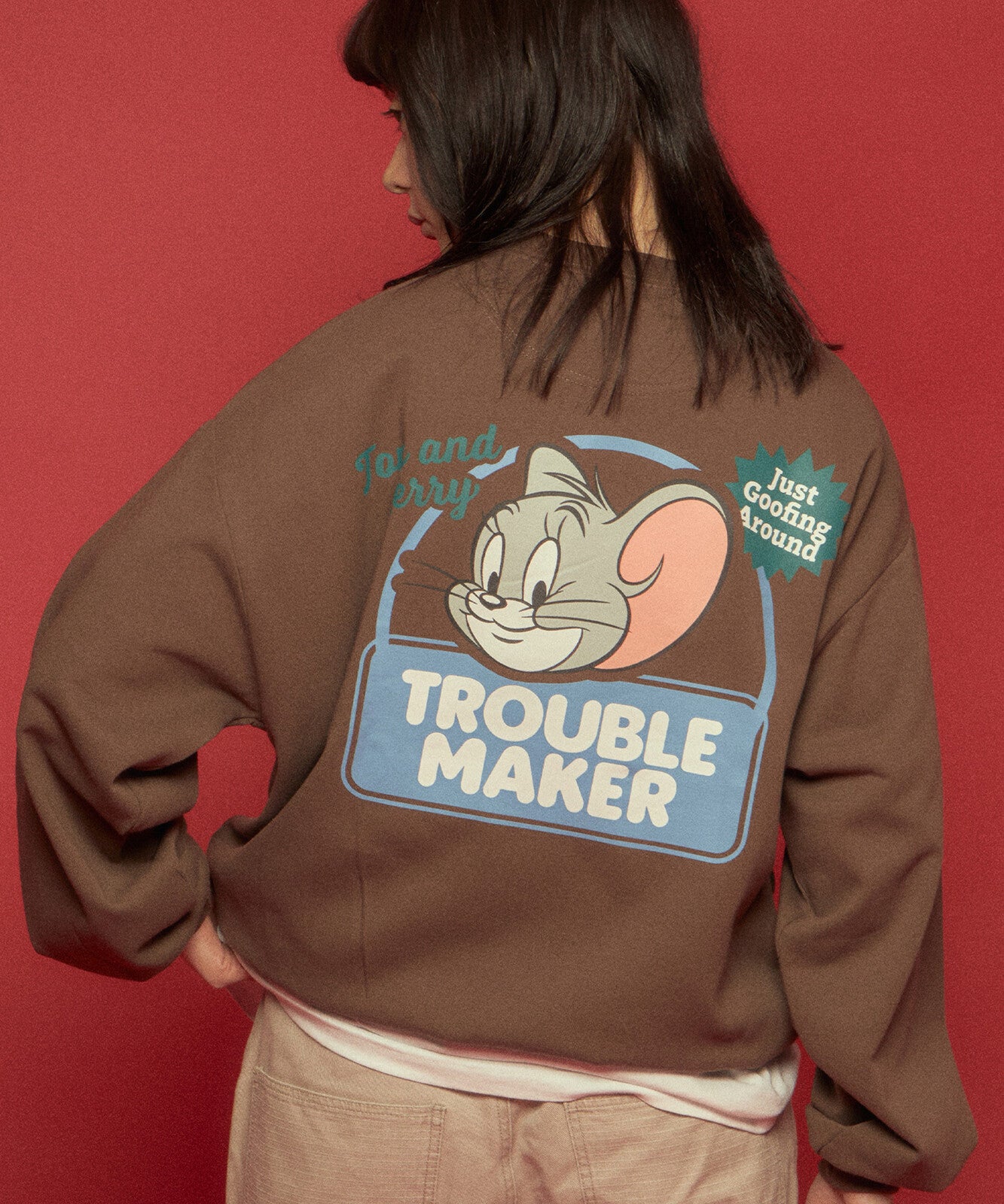  SEQUENZ meets TOM&JERRY TROUBLE MAKER SWEATSHIRT