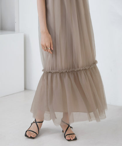 Tulle Camisole Dress