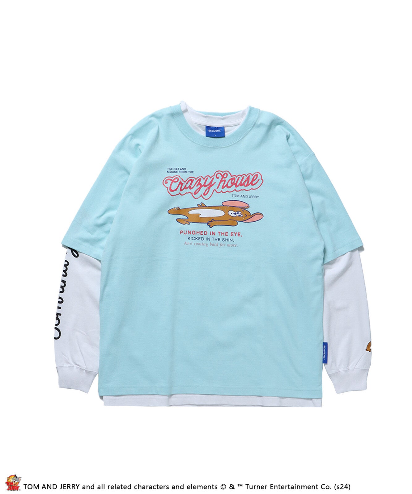 TOM&JERRY VINTAGE LIKE TEE LAYERED