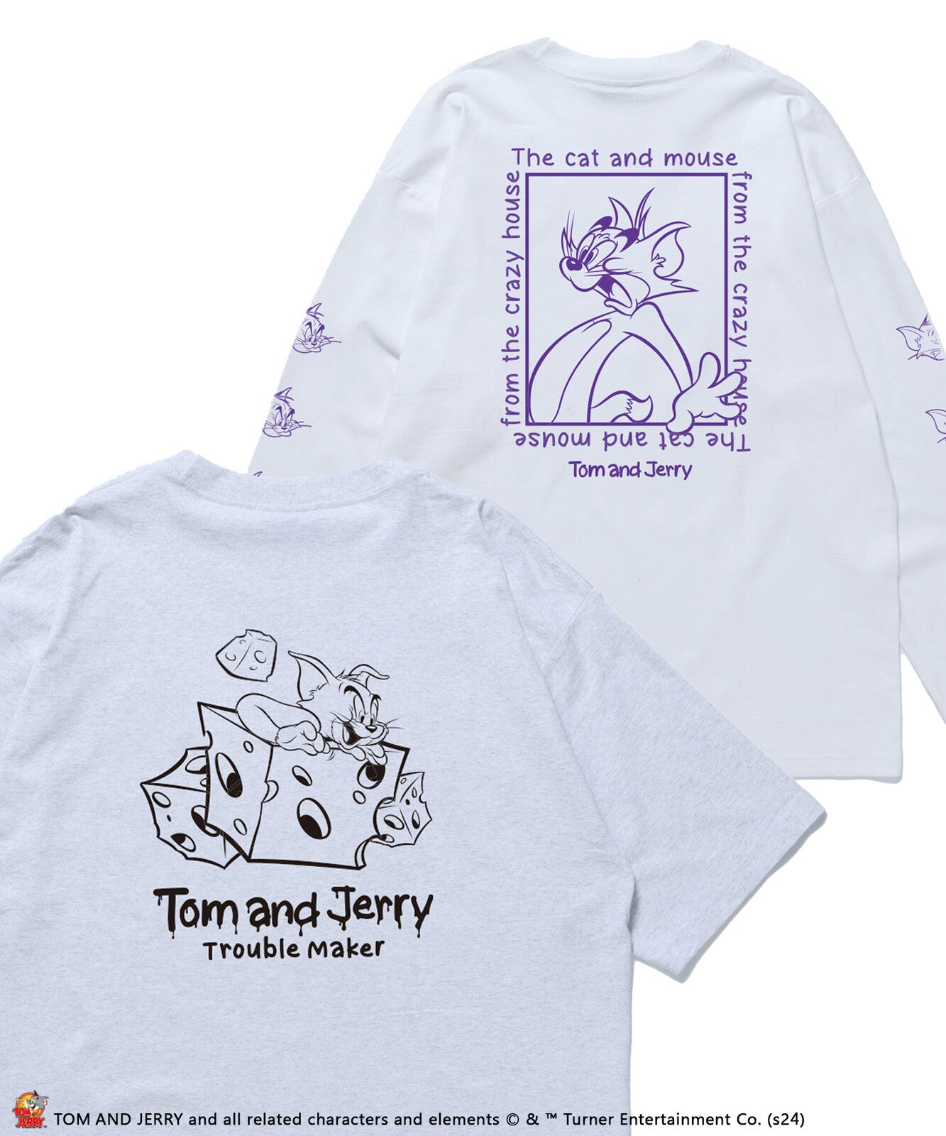  TOM&JERRY CHEESE TEE LAYERED 