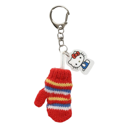 Sanrio Miniature Knit Hat and Mittens Keychain Set