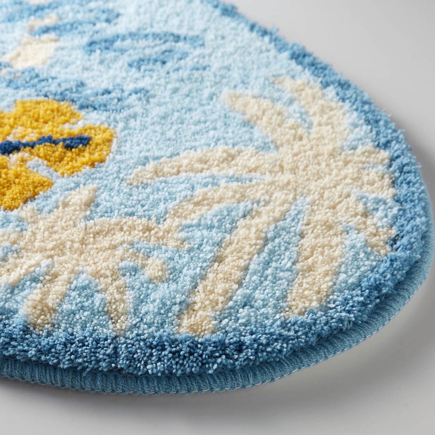  Stitch Surfboard-shaped Kitchen Mat 