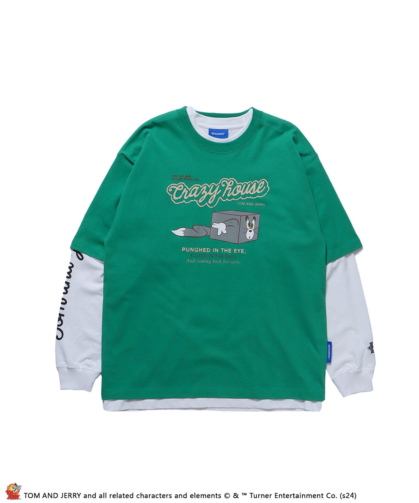 TOM&JERRY VINTAGE LIKE TEE LAYERED