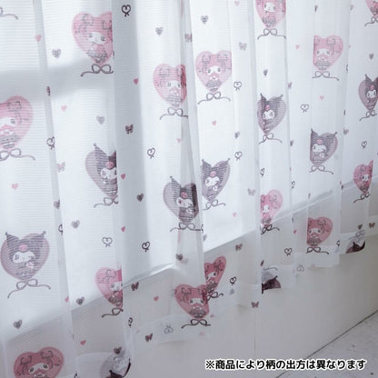 Sanrio Kuromi & My Melody Midnight Melokuro 二級遮光隔熱窗簾+窗紗 4件套裝