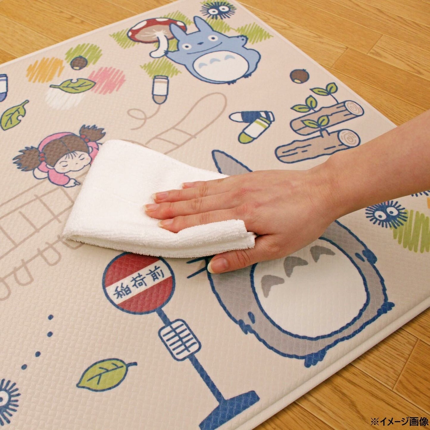 My Neighbor Totoro Drawing Easy to Clean Pvc Mat