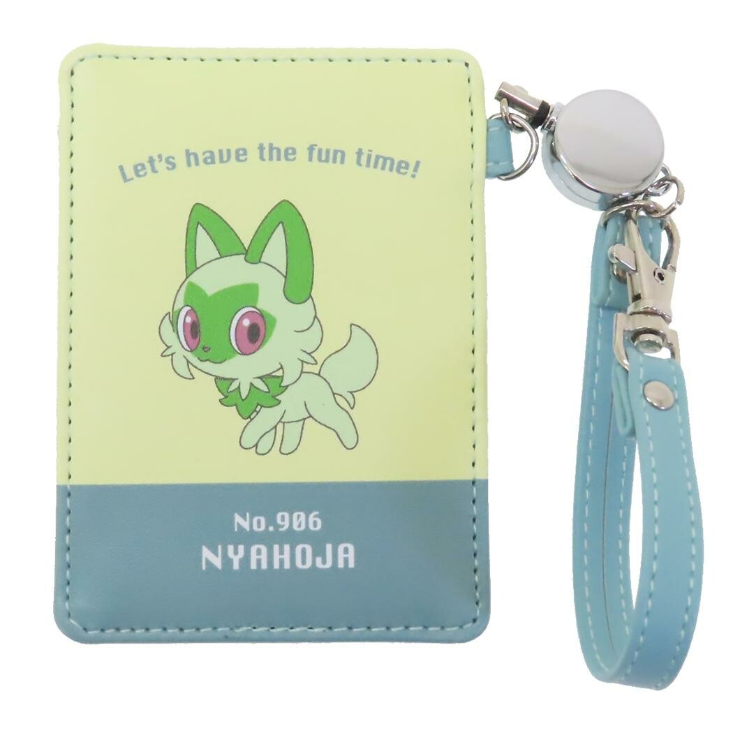  Pokemon Characters Card Holder with Scroll 