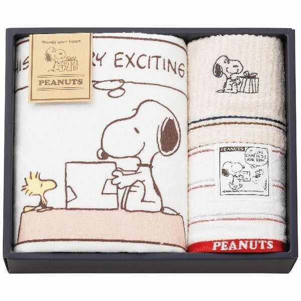 Snoopy Towel Set Made in Japan