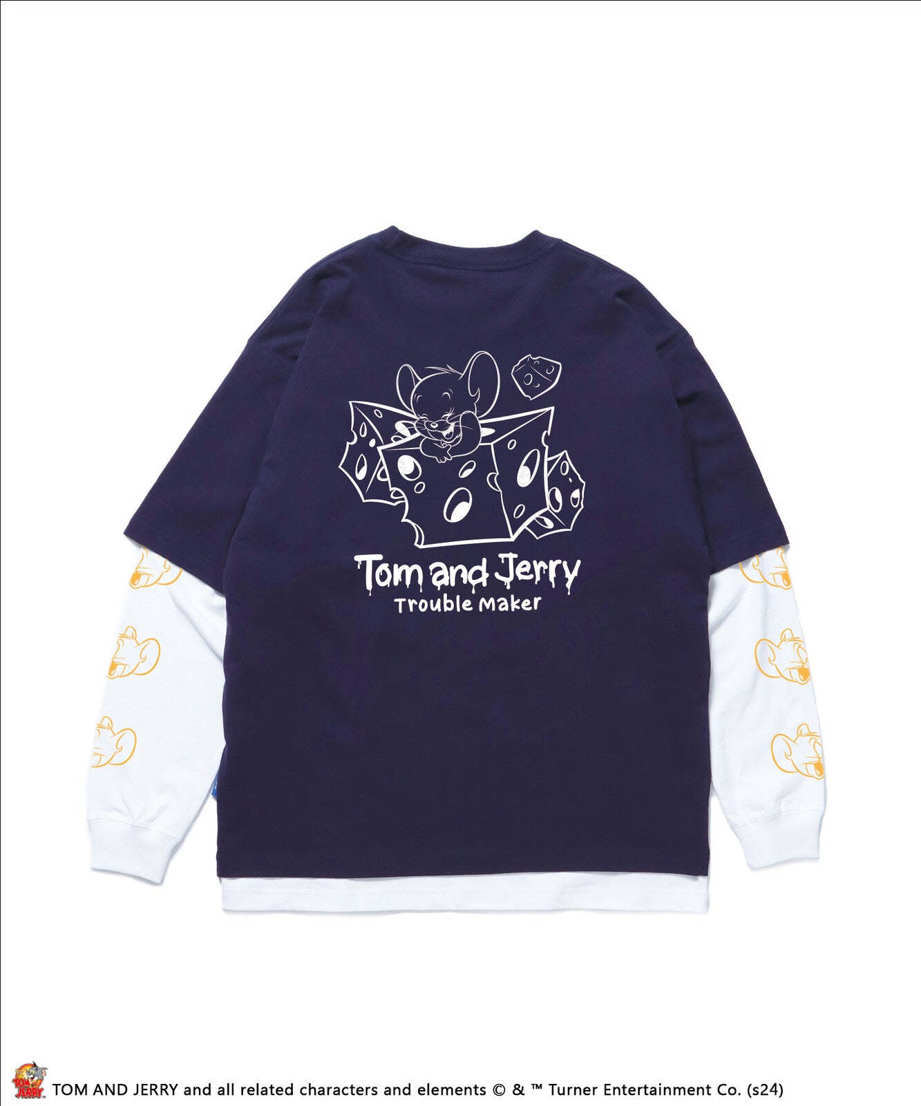 TOM&JERRY CHEESE TEE LAYERED