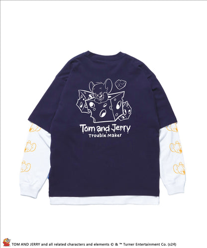  TOM&JERRY CHEESE TEE LAYERED 