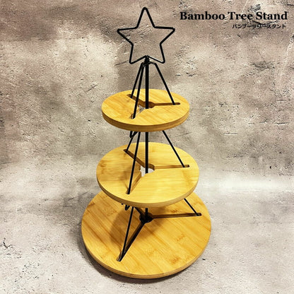  Bamboo Christmas tree decoration stand 