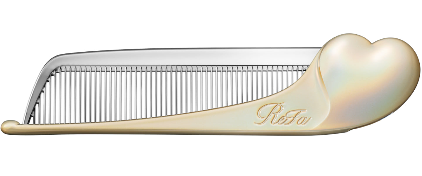 ReFa 心形摺疊小梳 HEART COMB Aira ReFa HEART COMB Aira Folding Shine Comb