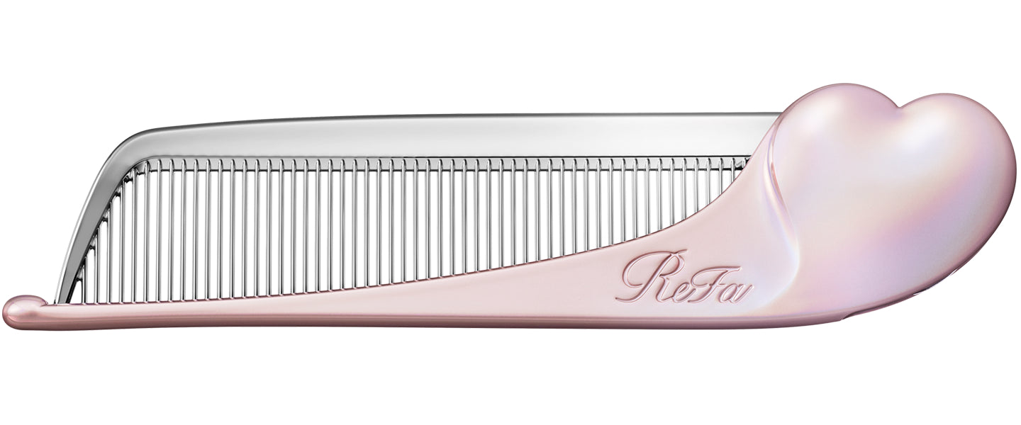 ReFa 心形摺疊小梳 HEART COMB Aira ReFa HEART COMB Aira Folding Shine Comb
