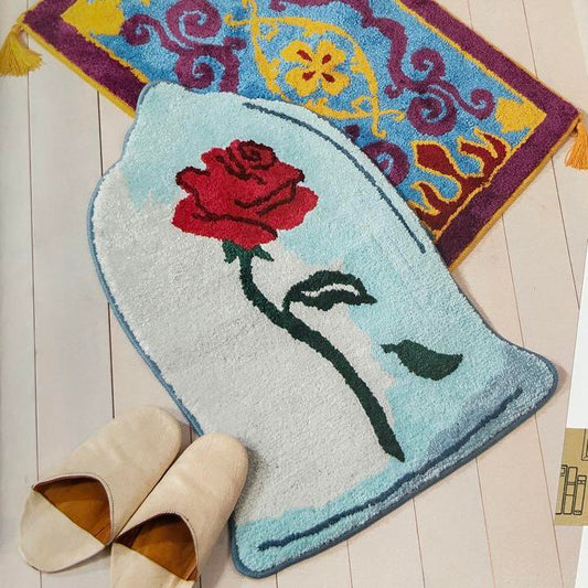  Beauty and the Beast Rose Indoor Rug 