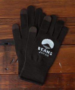 【別注】tet. × BEAMS JAPAN Logo 女裝保暖手套 Vol.2 — 高街風標誌款