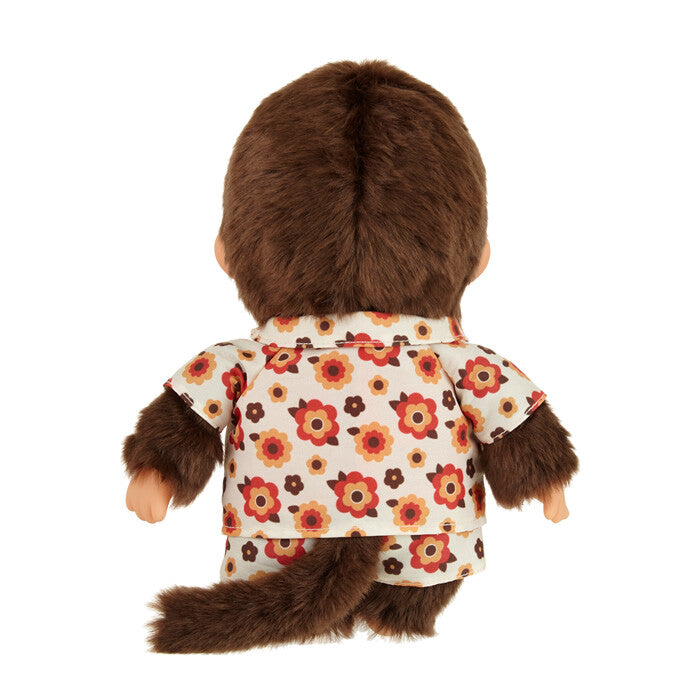 Monchhichi 花卉圖案monmate系列毛公仔