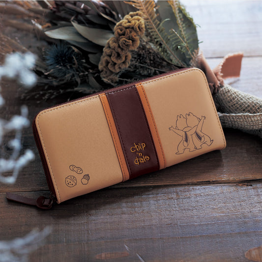 Chip and dale long wallet made in japan