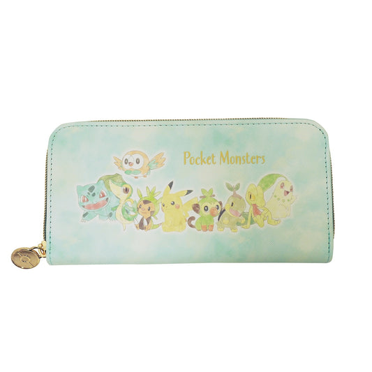 Pokémon Two Long Wallets Pink/Green