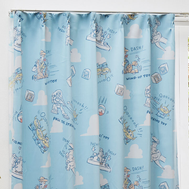 Toy Story Level 2 Blackout Insulation Curtain + Window Screen 4 Piece Set