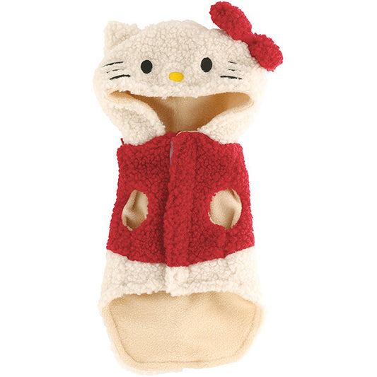 Hello Kitty 寵物服裝連帽衫