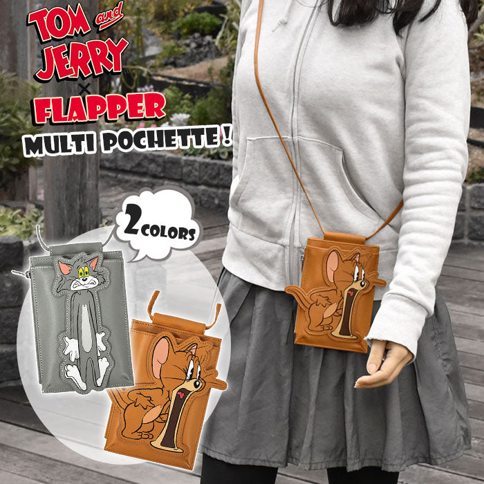 TOM&JERRY × Flapper Mobile Phone Bag