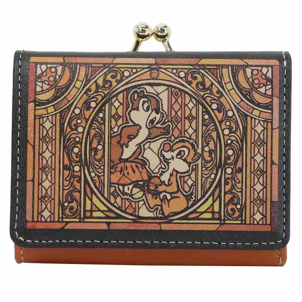 DISNEY STAINED GLASS COLLECTION Wallet Made in Japan