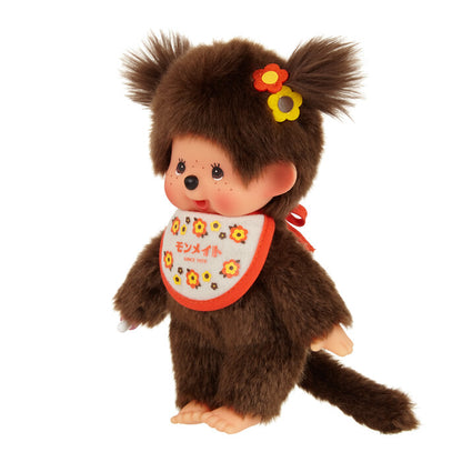 Monchhichi 花卉圖案monmate系列毛公仔