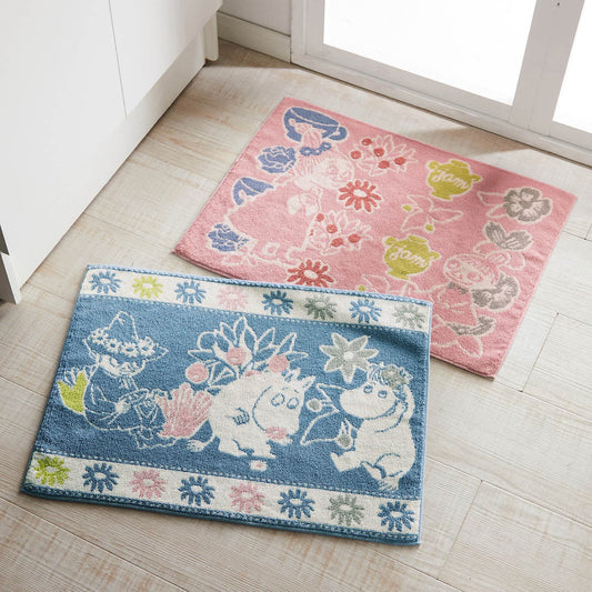 Moomin carpet 2 pcs (blue and pink)