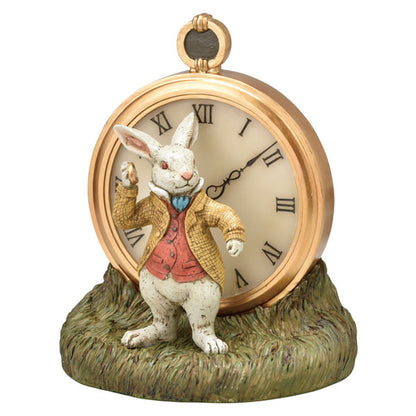 愛麗絲夢遊仙境 太陽能兔時鐘擺設