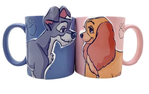  LADY AND THE TRAMP Couple Cup/Cup & Saucer 2-Pack 