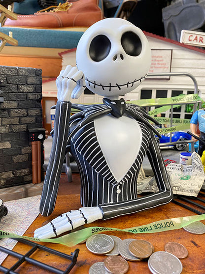 Jack Skellington style money poppy bauble