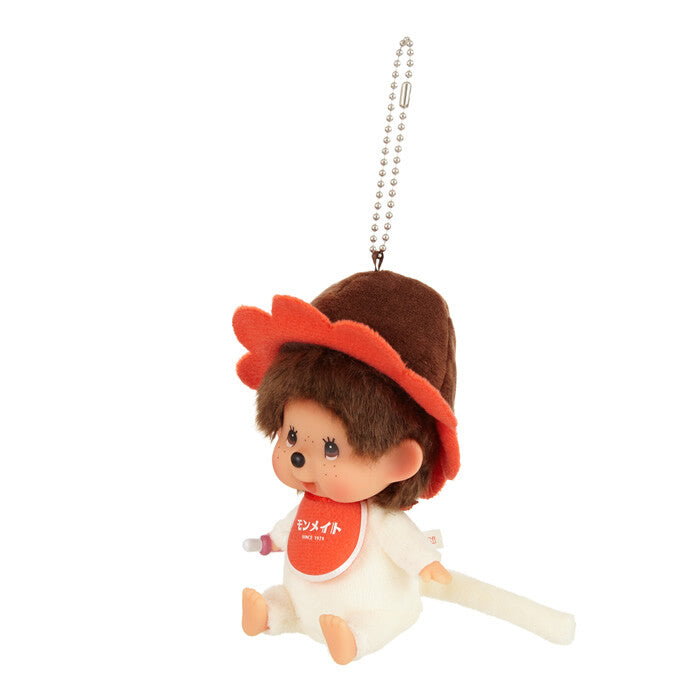 Monchhichi 花卉圖案monmate系列毛公仔