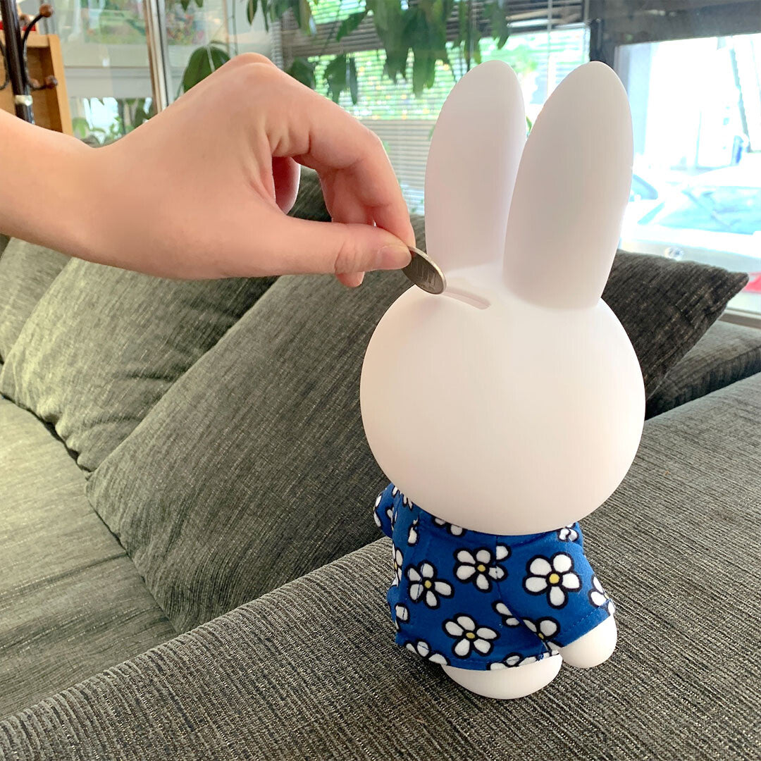 Miffy Floral Pattern Piggy Bank (L)