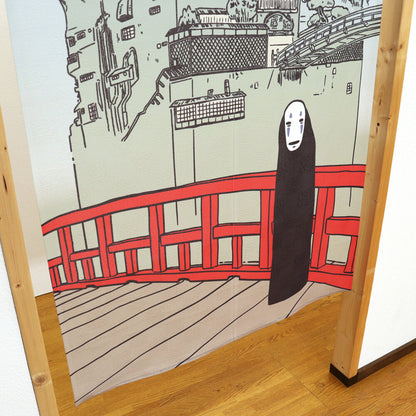  Spirited Away Kaonashi Noren Curtain Made in Japan 