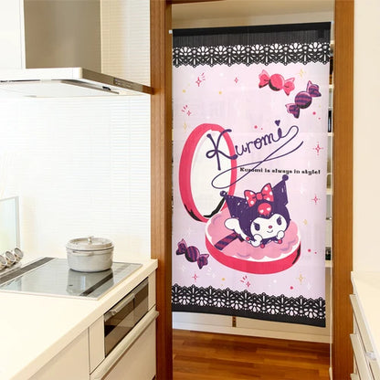 Sanrio Kuromi Door Curtain Made in Japan