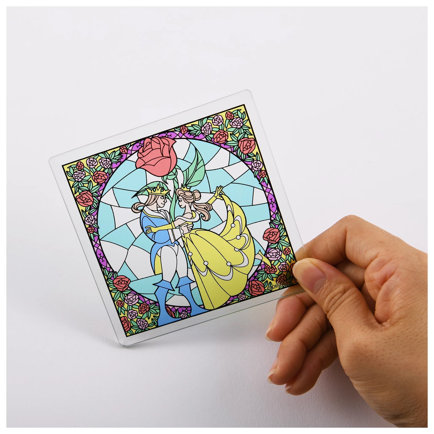 Disney Princess Stained Glass Coasters