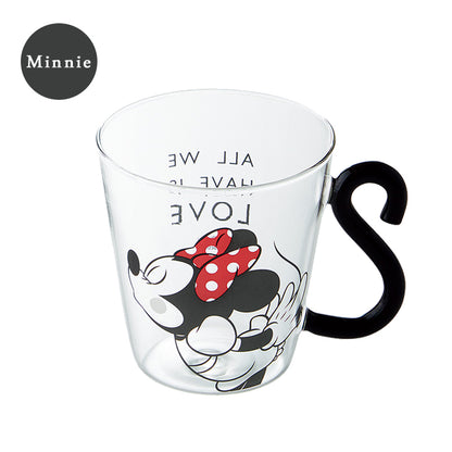 Mickey&Minnie 情侶耐熱隔熱玻璃杯2P套裝