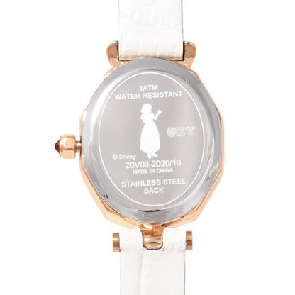 Snow White Leather Watch