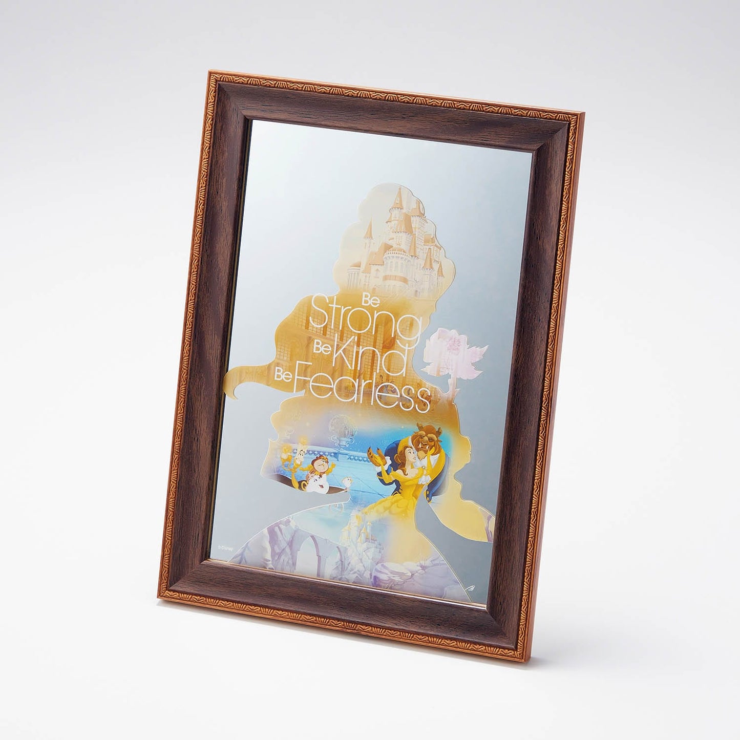  Disney Characters Mirror Art Decoration Made in Japan 